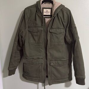 Hollister Sherpa lined coat